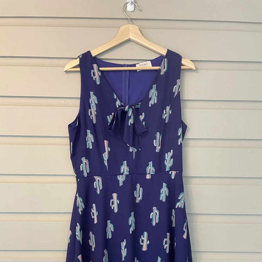 ModCloth Everly Purple Cactus Dress